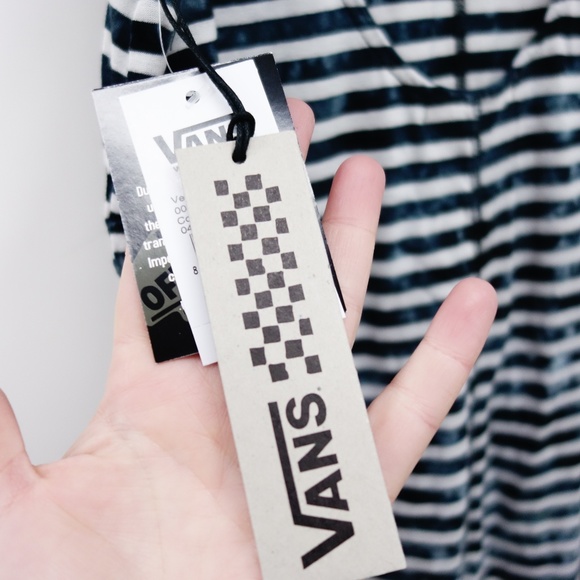 New Vans Striped Low Back Tank Skate Dress - Picture 5 of 6